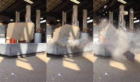 block drop test|concrete block mix test.